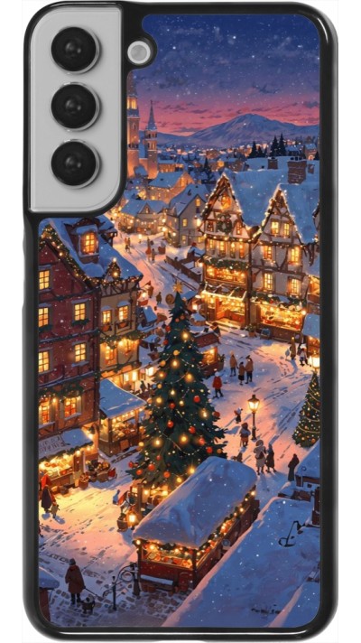 Samsung Galaxy S22+ Case Hülle - Christmas 25 Xmas Village