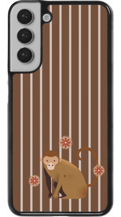 Coque Samsung Galaxy S22+ - Monkey with stripes