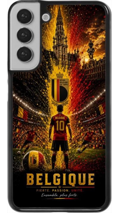 Coque Samsung Galaxy S22+ - Football Belgique splash 2026