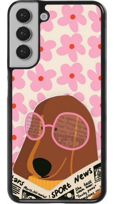 Coque Samsung Galaxy S22+ - Dog with newspaper Spring 2026