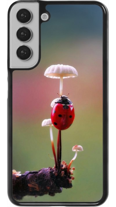 Coque Samsung Galaxy S22+ - Ladybird on a mushroom Spring 2026