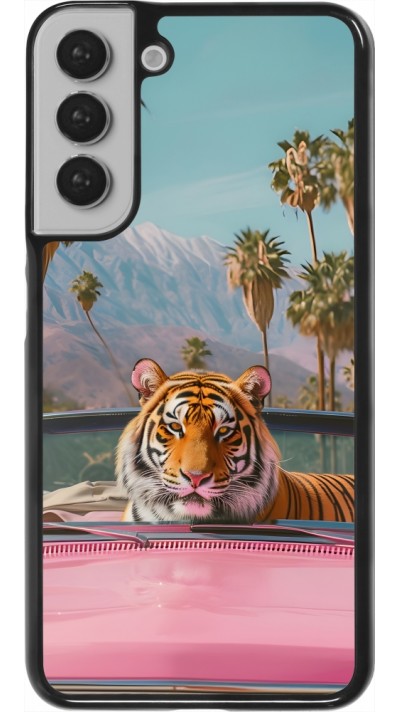 Samsung Galaxy S22+ Case Hülle - Tiger Auto rosa