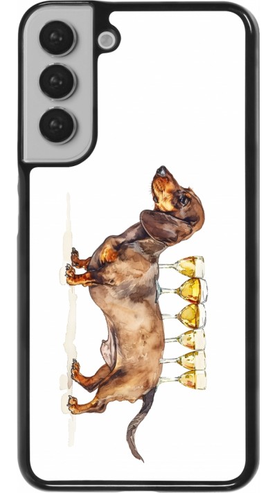 Coque Samsung Galaxy S22+ - Wine Teckel