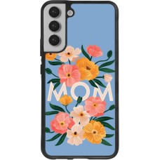 Samsung Galaxy S22+ Case Hülle - Silikon schwarz Mom 2026 Flowers