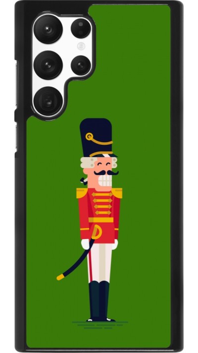 Samsung Galaxy S22 Ultra Case Hülle - Christmas 25 Nutcracker Green