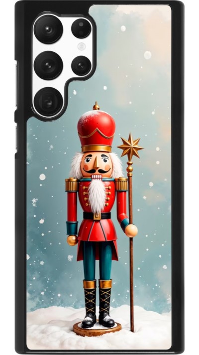 Samsung Galaxy S22 Ultra Case Hülle - Christmas 25 Nutcracker Snow
