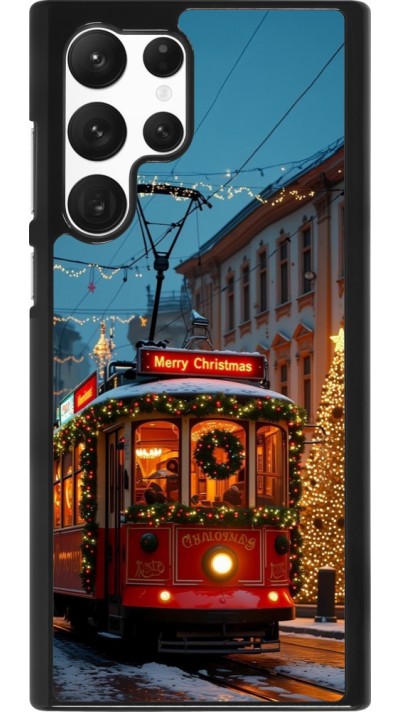 Samsung Galaxy S22 Ultra Case Hülle - Christmas 25 Xmas Train