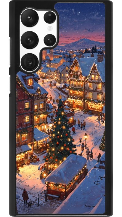 Samsung Galaxy S22 Ultra Case Hülle - Christmas 25 Xmas Village
