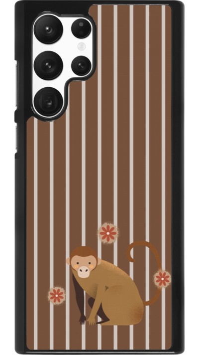 Samsung Galaxy S22 Ultra Case Hülle - Monkey with stripes Samsung Galaxy S22 Ultra Case Hülle - Monkey with stripes