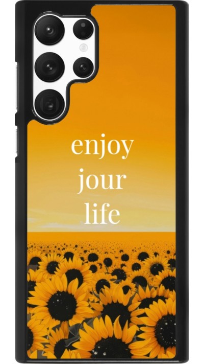 Samsung Galaxy S22 Ultra Case Hülle - Summer 2025 Enjoy your life