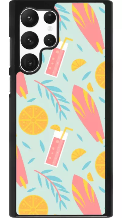 Coque Samsung Galaxy S22 Ultra - Summer 2025 Pattern citron