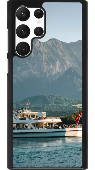Coque Samsung Galaxy S22 Ultra - Fête Nationale Suisse Bateau Leman