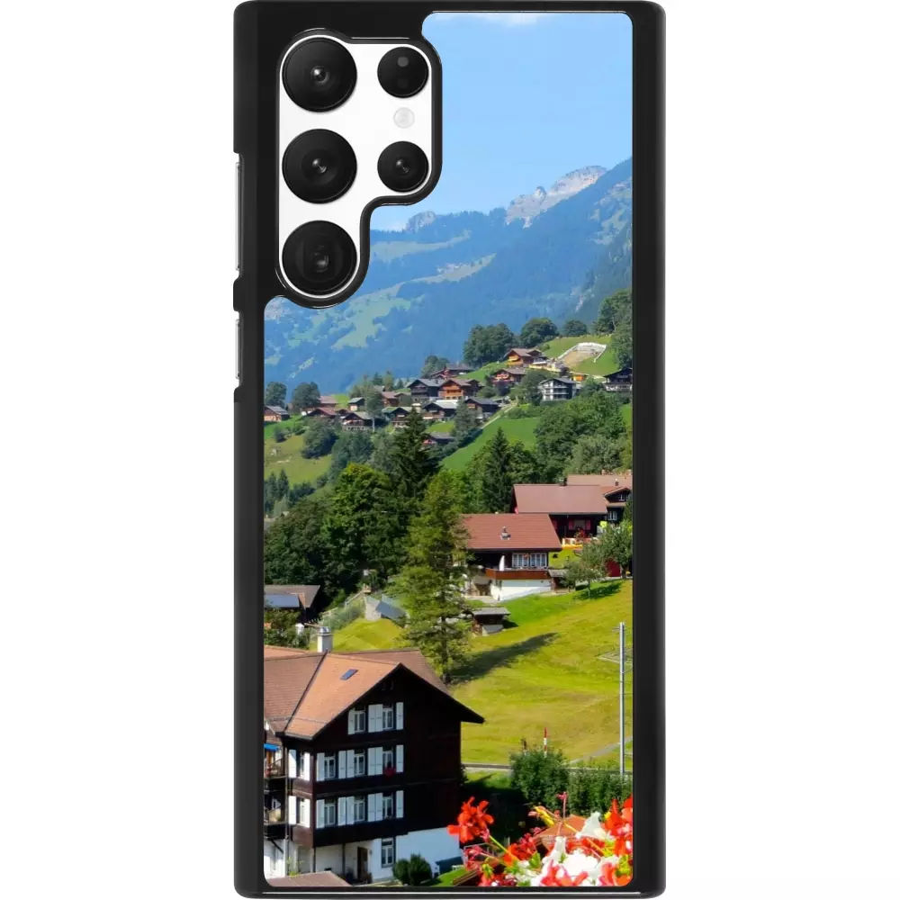 Coque Samsung Galaxy S22 Ultra - Fête Nationale Suisse Paysage