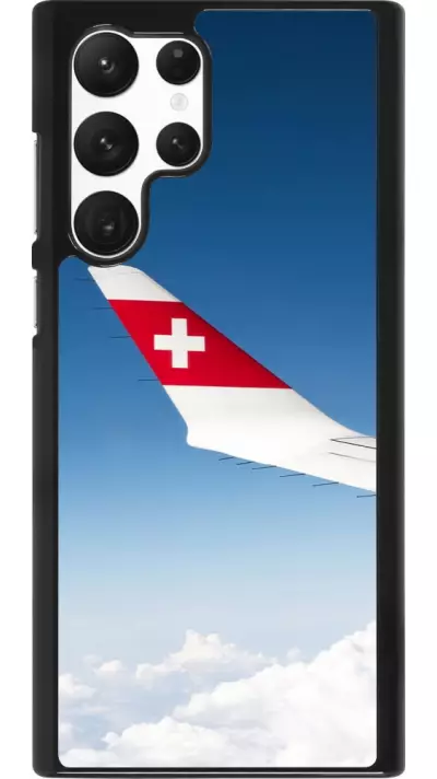 Coque Samsung Galaxy S22 Ultra - Fête Nationale Suisse Sky Swiss Flag