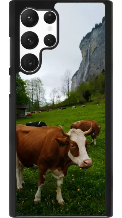 Coque Samsung Galaxy S22 Ultra - Fête Nationale Suisse Vaches