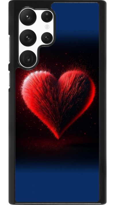 Samsung Galaxy S22 Ultra Case Hülle - Valentin 2025 rotes Herz