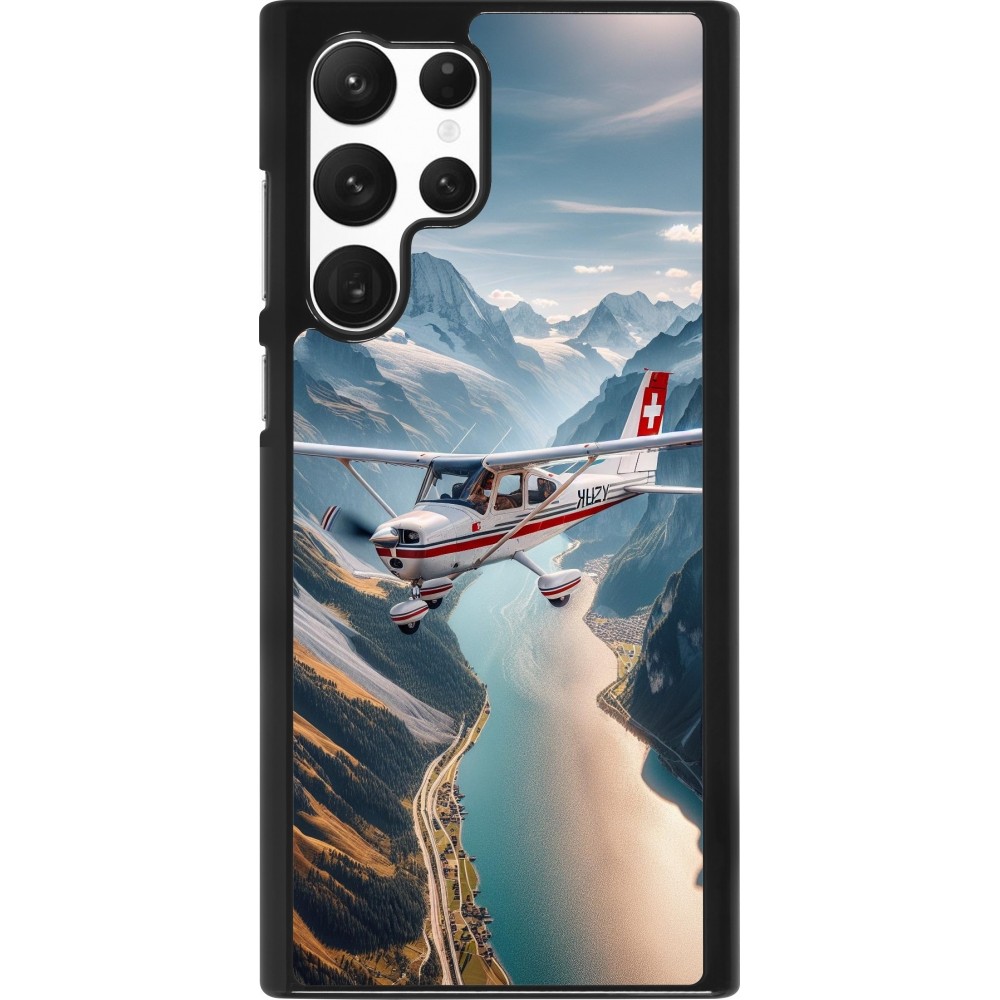Samsung Galaxy S22 Ultra Case Hülle - Schweizer Alpenflug
