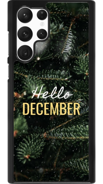Samsung Galaxy S22 Ultra Case Hülle - Winter 25 Winter hello december