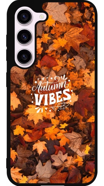 Coque Samsung Galaxy S23 - Silicone rigide noir Autumn 25 Autumn vibes