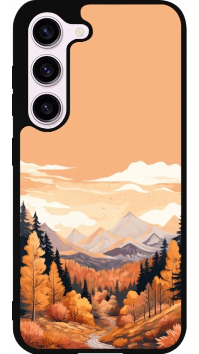 Coque Samsung Galaxy S23 - Silicone rigide noir Autumn 25 Mountains