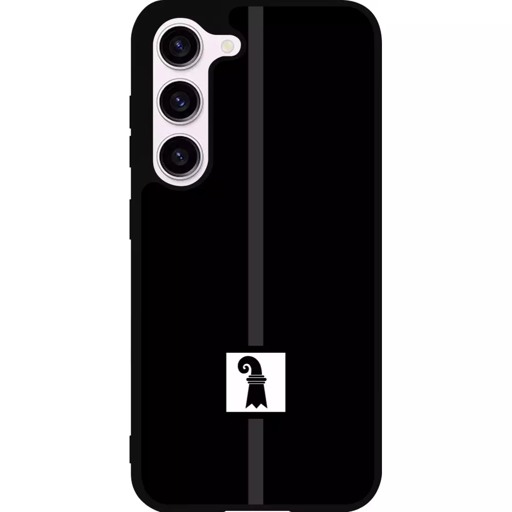 Coque Samsung Galaxy S23 - Silicone rigide noir Canton BS noir