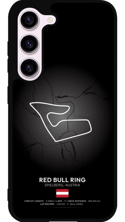 Samsung Galaxy S23 Case Hülle - Silikon schwarz F1 Track 2025 Austria