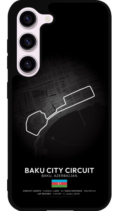 Samsung Galaxy S23 Case Hülle - Silikon schwarz F1 Track 2025 Azerbaijan