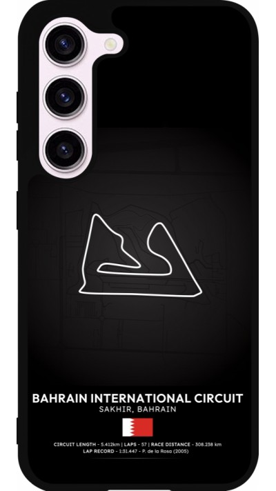 Samsung Galaxy S23 Case Hülle - Silikon schwarz F1 Track 2025 Bahrain