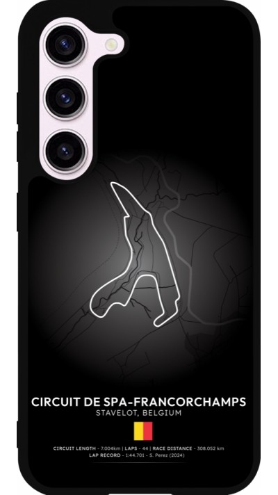 Samsung Galaxy S23 Case Hülle - Silikon schwarz F1 Track 2025 Belgium