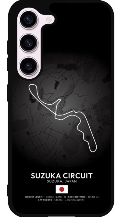 Samsung Galaxy S23 Case Hülle - Silikon schwarz F1 Track 2025 Japan