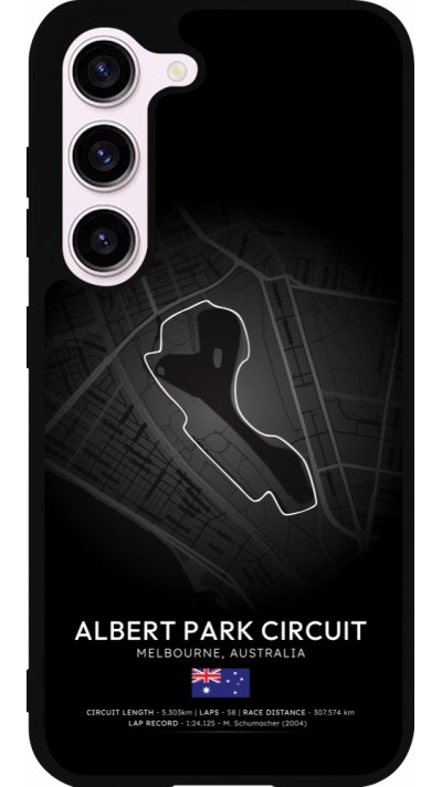 Samsung Galaxy S23 Case Hülle - Silikon schwarz F1 Track 2025 Melbourne