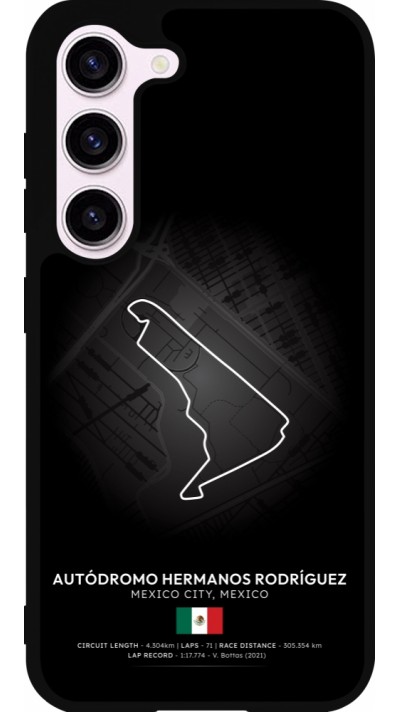 Samsung Galaxy S23 Case Hülle - Silikon schwarz F1 Track 2025 Mexico