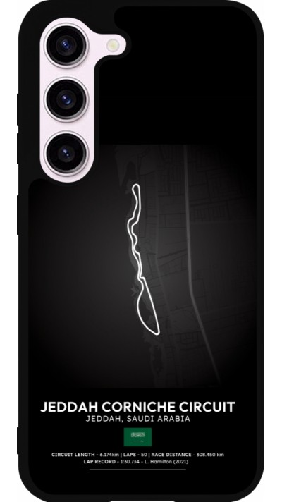 Samsung Galaxy S23 Case Hülle - Silikon schwarz F1 Track 2025 Saudi Arabia