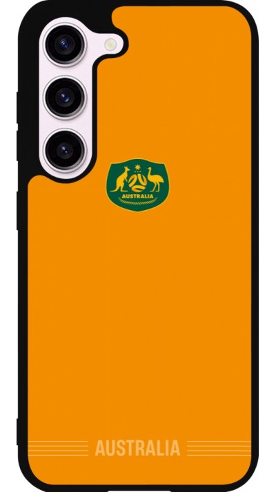 Samsung Galaxy S23 Case Hülle - Silikon schwarz Australien 2026 personalisierbares Fussballtrikot