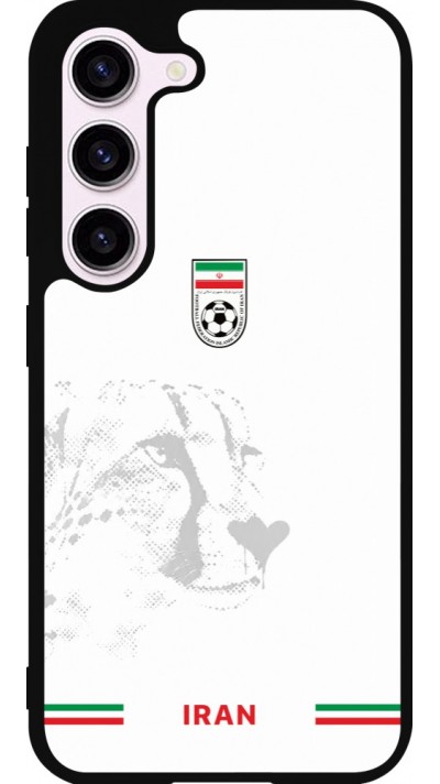 Samsung Galaxy S23 Case Hülle - Silikon schwarz Iran 2026 personalisierbares Fussballtrikot