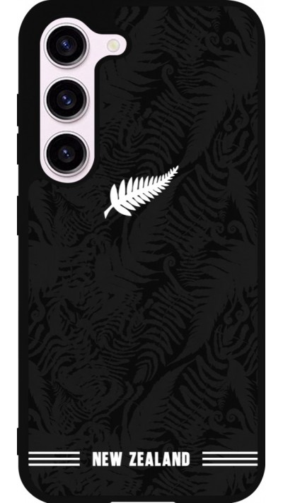 Samsung Galaxy S23 Case Hülle - Silikon schwarz Neuseeland 2026 personalisierbares Fussballtrikot
