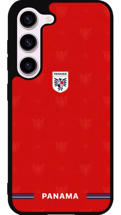Samsung Galaxy S23 Case Hülle - Silikon schwarz Panama 2026 personalisierbares Fussballtrikot