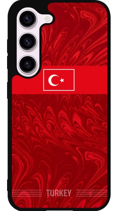 Samsung Galaxy S23 Case Hülle - Silikon schwarz Türkei 2026 personalisierbares Fussballtrikot