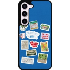 Samsung Galaxy S23 Case Hülle - Silikon schwarz Seals of the Dominican Republic DTMF