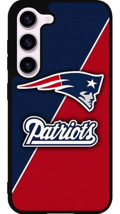 Coque Samsung Galaxy S23 - Silicone rigide noir Super Bowl 26 Patriots 1