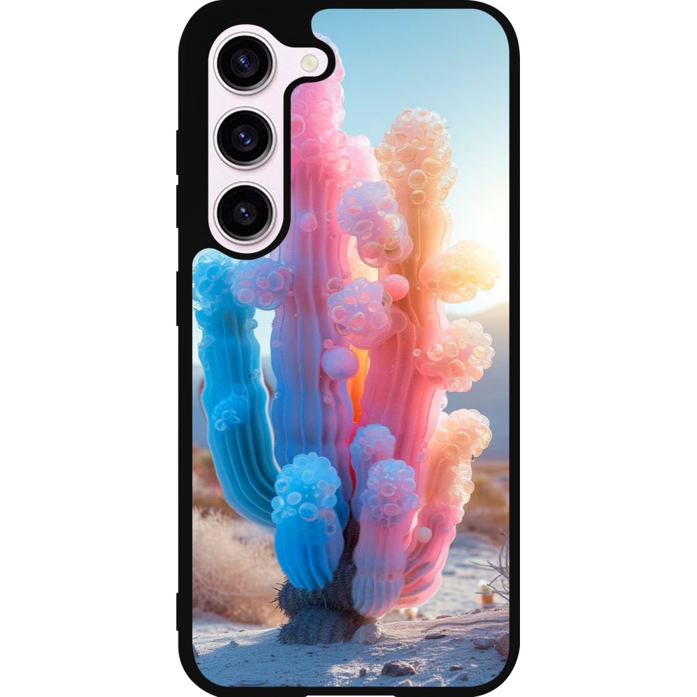 Coque Samsung Galaxy S23 - Silicone rigide noir Artificial vegetation 2025