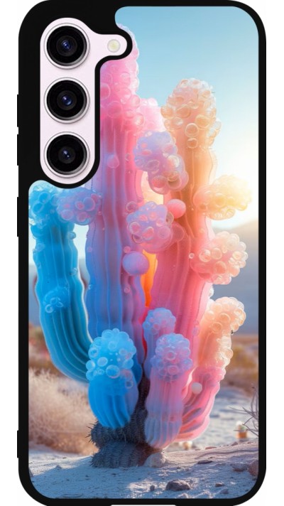 Coque Samsung Galaxy S23 - Silicone rigide noir Artificial vegetation 2025