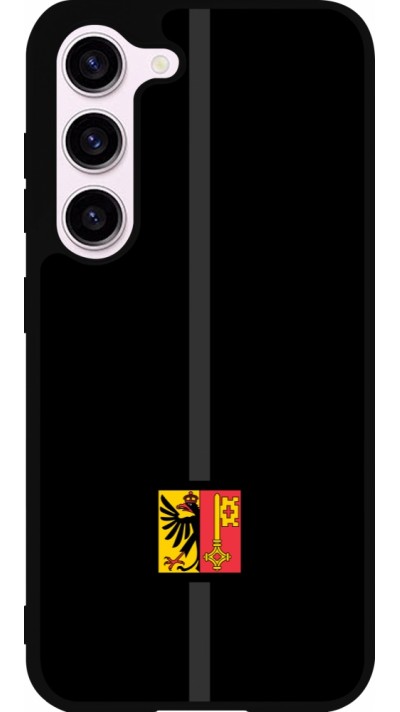 Coque Samsung Galaxy S23 FE - Silicone rigide noir Canton GE noir