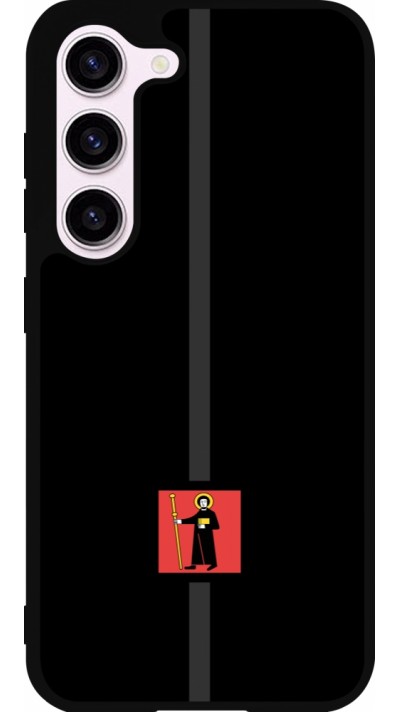 Coque Samsung Galaxy S23 FE - Silicone rigide noir Canton GL noir