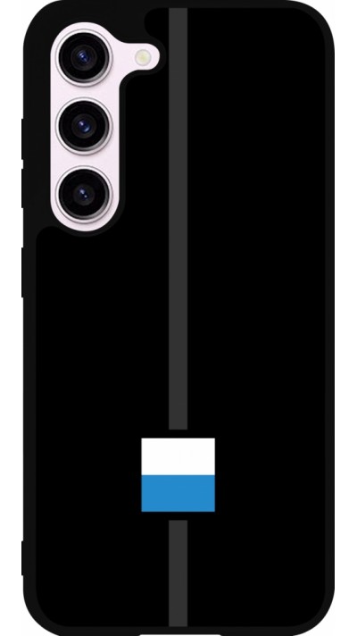 Coque Samsung Galaxy S23 FE - Silicone rigide noir Canton LU noir