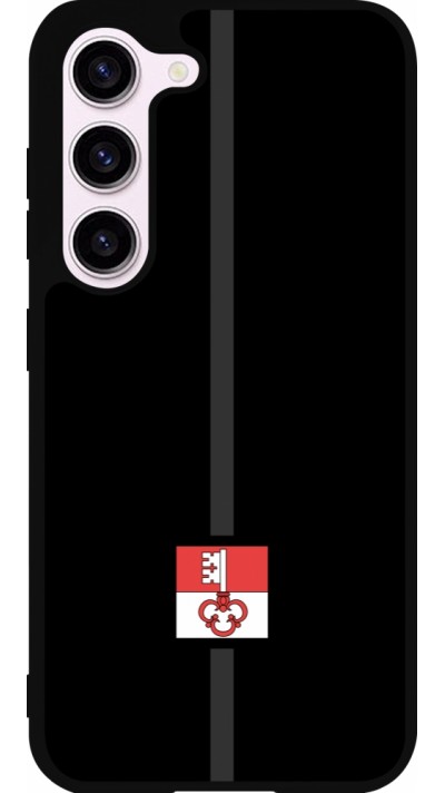 Coque Samsung Galaxy S23 FE - Silicone rigide noir Canton OW noir