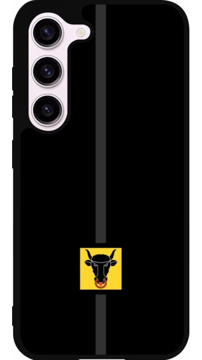 Coque Samsung Galaxy S23 FE - Silicone rigide noir Canton UR noir