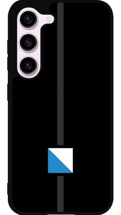 Coque Samsung Galaxy S23 FE - Silicone rigide noir Canton ZH noir