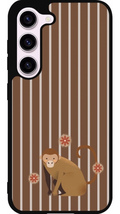 Samsung Galaxy S23 FE Case Hülle - Silikon schwarz Monkey with stripes Samsung Galaxy S23 FE Case Hülle - Silikon schwarz Monkey with stripes