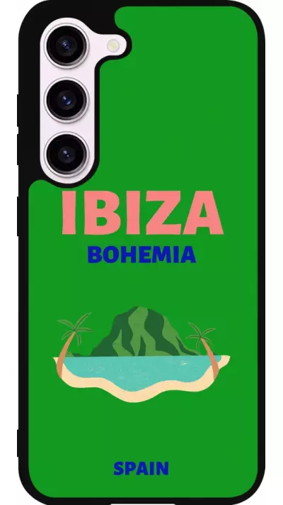 Coque Samsung Galaxy S23 FE - Silicone rigide noir Pop Summer Destination Ibiza